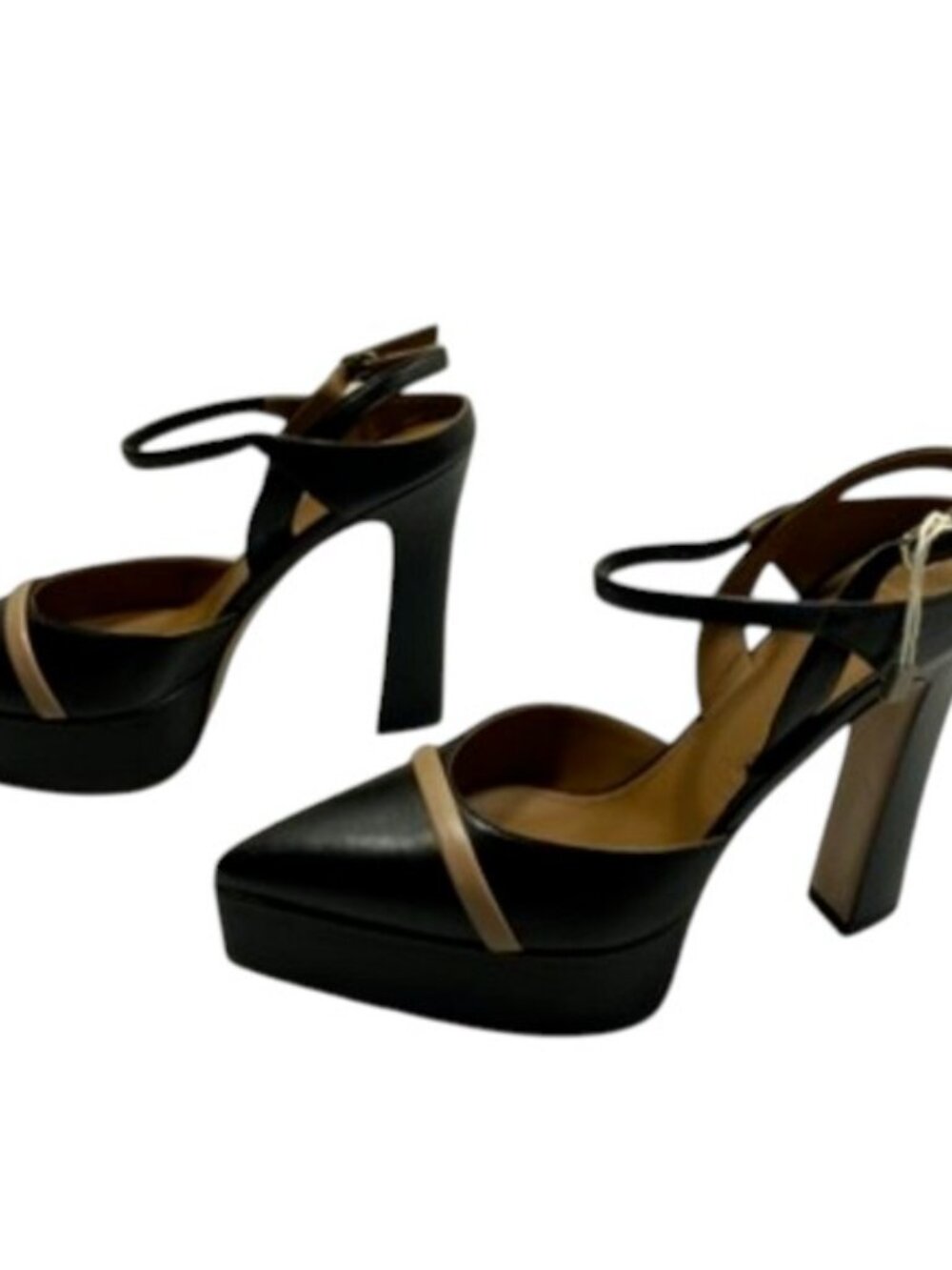 NEW MALONE Souliers Shay Slingback Pumps Women’s 7 Black